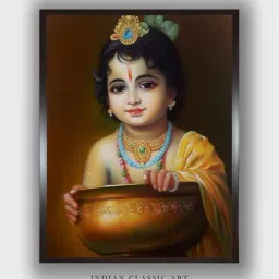 Indian Classic Art Multicolor Canvas Abstract Wall Art-34
