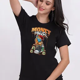 Moda Rapido Women Drop-Shoulder Sleeves T-shirt-picture-32