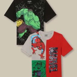 Kidsville Multicolor Cotton Printed T-Shirt-image-85