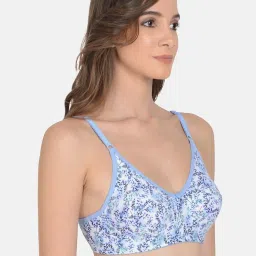 mod & shy Blue Printed Full Coverage Bra image 4