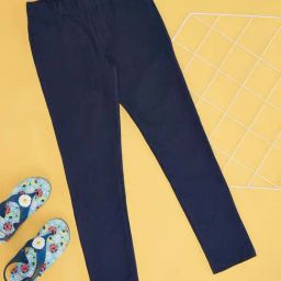 Pantaloons Junior Kids Blue Indigo Cotton Skinny Fit Full Sleeves Legging-image-91