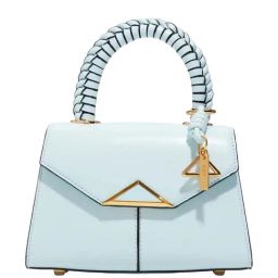 ALDO Light Blue Solid Small Handbag-18