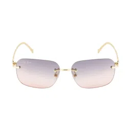 Ted Smith PANTHER_C6 Purple Gradient Square Sunglasses image 1