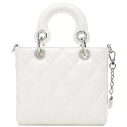 ALDO White Textured Small Handbags-image-36