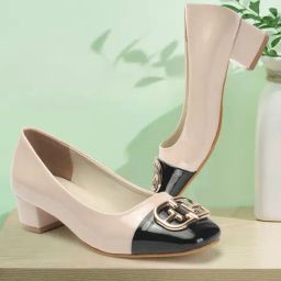 Elle Women's Cream Casual Pumps-image-71