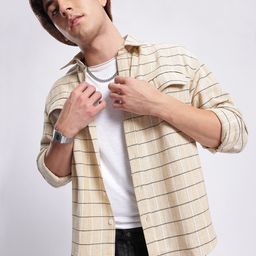 Kook N Keech Elevated Ease Checked Shirt-image-52