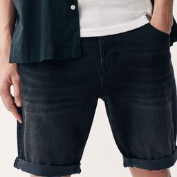 NEXT Men Washed Denim Shorts-image-69