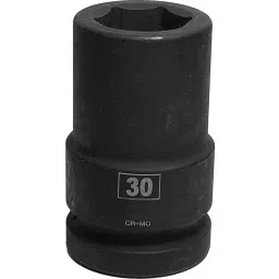 RS PRO 30mm 25.4 mm (1 Inch) Drive Deep Impact Socket Hexagon, 1370936-18