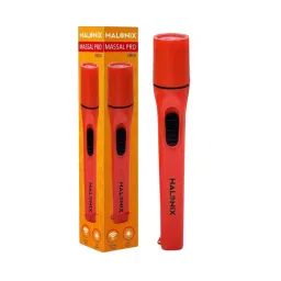 Halonix Massal Pro LED Torch Hi-Power Beam Strong ABS Body 1 W, Red-24