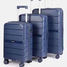 WROGN Set of 3 360-Degree Rotation Hard Case Trolley Bag - 239 L-5