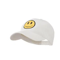 Infispace Men Embroidered Pure Cotton Smiley Summer Cap-13