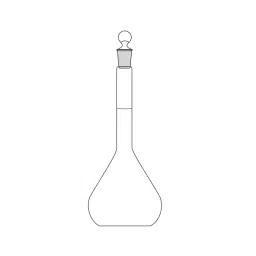 Omsons Germany 1 ml Class A Volumetric Flask 50/1 (Pack of 2 Pcs) image 2