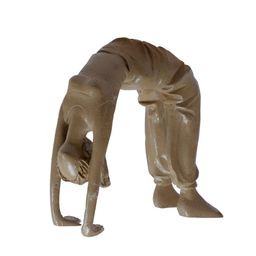 Ashnam Beige Lady Yoga In Wheel Pose Figurine Showpiece-image-33