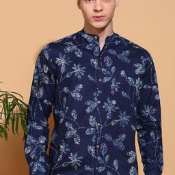 Anouk Men Slim Fit Opaque Printed Casual Shirt-image-92