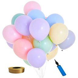 Shopperskart Pastel Balloons For Birthdays & Party Decoration Multicolor- Pack of 52-95