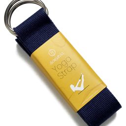 Sarveda Yoga Belt Organic Cotton Strap for Stretching - Navy Blue-17