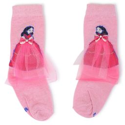 Tipy Tipy Tap Princess Designed & Embellished Socks - Pink-82