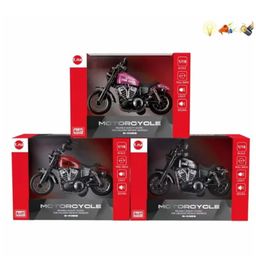 YAMAMA 1/16 Scale Alloy Die-cast Pull Back Powered Motorcycle Bike Toys For Kids With Lights And Music (Pack of 1 Color May Vary)-1