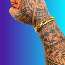 Dynamic Retail Global Men Gold-Plated Link Bracelet-image-79