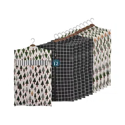 Aura Black Set of 6 Regular Multi-Utility Organisers-1