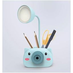 Vinmot Piggy Theme LED Lamp For Study With Mobile Holder and Sharpener - Multicolor image 2