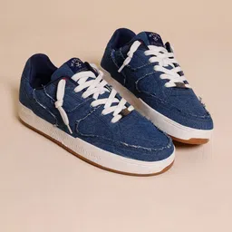WROGN Men Colourblocked PU Sneakers-image-94