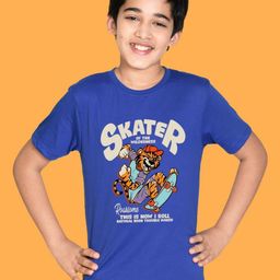 NUSYL Boys Graphic Printed Round Neck Cotton T-shirt-picture-22