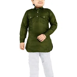 OJ TREND Boys Cotton Silk Kurta & Salwar-picture-6