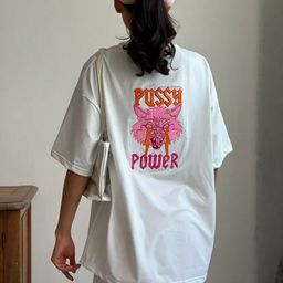LULU & SKY Women Typography Printed Drop-Shoulder Sleeves T-shirt-picture-24
