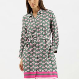 United Colors of Benetton Women Printed Shirt Dress-picture-48