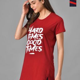 Dreambe Women 2 Printed Pockets T-shirt-picture-34