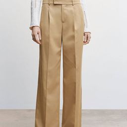 MANGO Women Wide Leg Trousers-picture-21