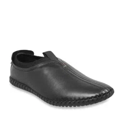 Mochi Men's Black Casual Slip-Ons-image-26