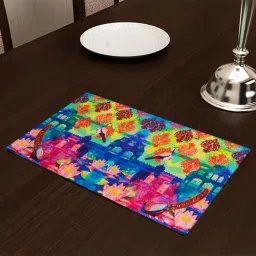 SEJ by Nisha Gupta Multicolor Placemats - Set of 6-26