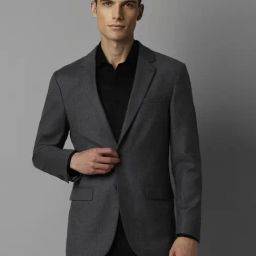 Louis Philippe Anthra Regular Fit Checks Blazer-image-77