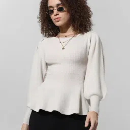 Only Cream Relaxed Fit Pullover-31
