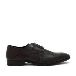 Van Heusen Men's Brown Derby Shoes-picture-2