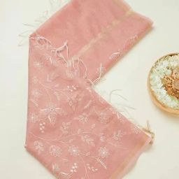 Soch Pink Embroidered Dupatta-picture-42