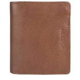 Hidesign Tan Solid Rfid Bi-Fold Wallet for Men-image-31