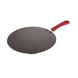 Bergner Bellini Plus Red Pressed Aluminium Flat Tawa (28 cm) - Set of 1-46