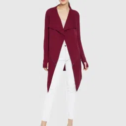 Hypernation Maroon Shrug-23