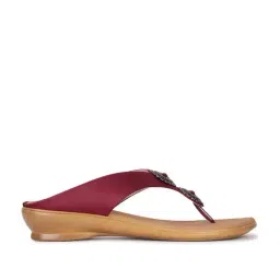 Bata Women's Red Thong Sandals-image-66
