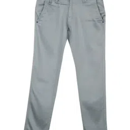 Monte Carlo Kids Light Grey Solid Trousers-image-73