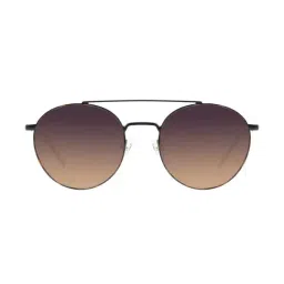 Chilli Beans OCMT31312001 Brown Gradient Round Sunglasses-25