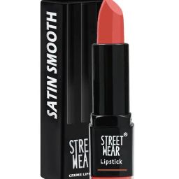 Street Wear Satin Smooth Lipstick Frosted Peach - 4.2 gm-image-57