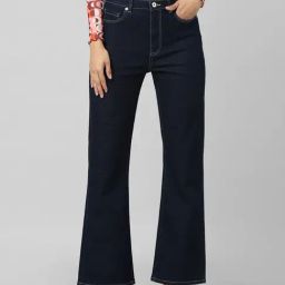 Only Blue Fit & Flare High Rise Jeans-image-92
