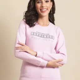 Cantabil Pink Printed Swetashirt-picture-10