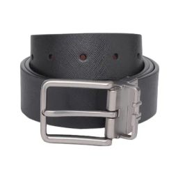 TOMMY HILFIGER Black & Tan Malmok Reversible Belt-image-81
