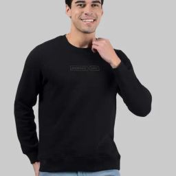 Numero Uno Black Regular Fit Logo Printed Sweatshirt-picture-23