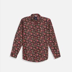 Allen Solly Boys Red Printed Full Sleeves Shirt-image-57